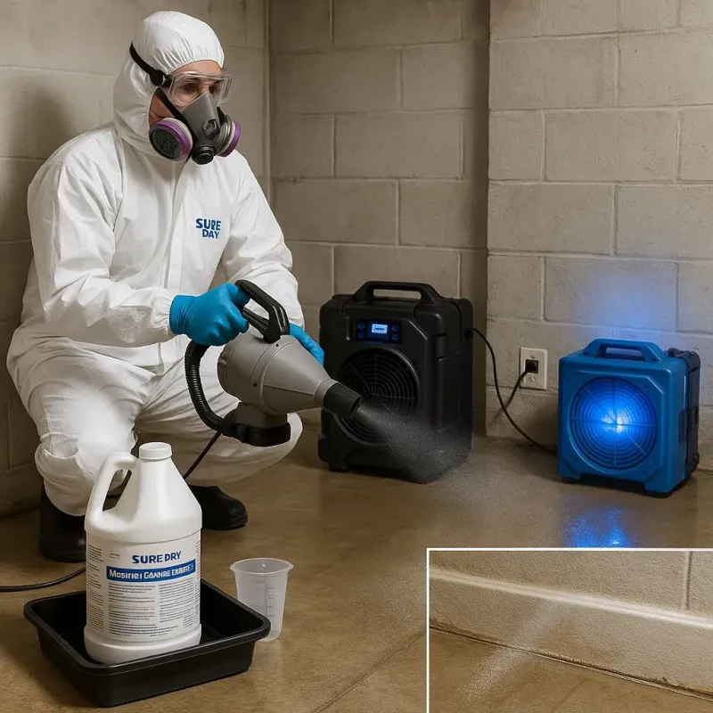 Sanitization and Odor Removal process in Fort Washington, MD